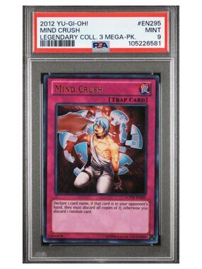 YU-GI-OH LEGENDARY COLLECTION 3 MEGA PACK 2012 EN295 MIND CRUSH 1ST EDITION